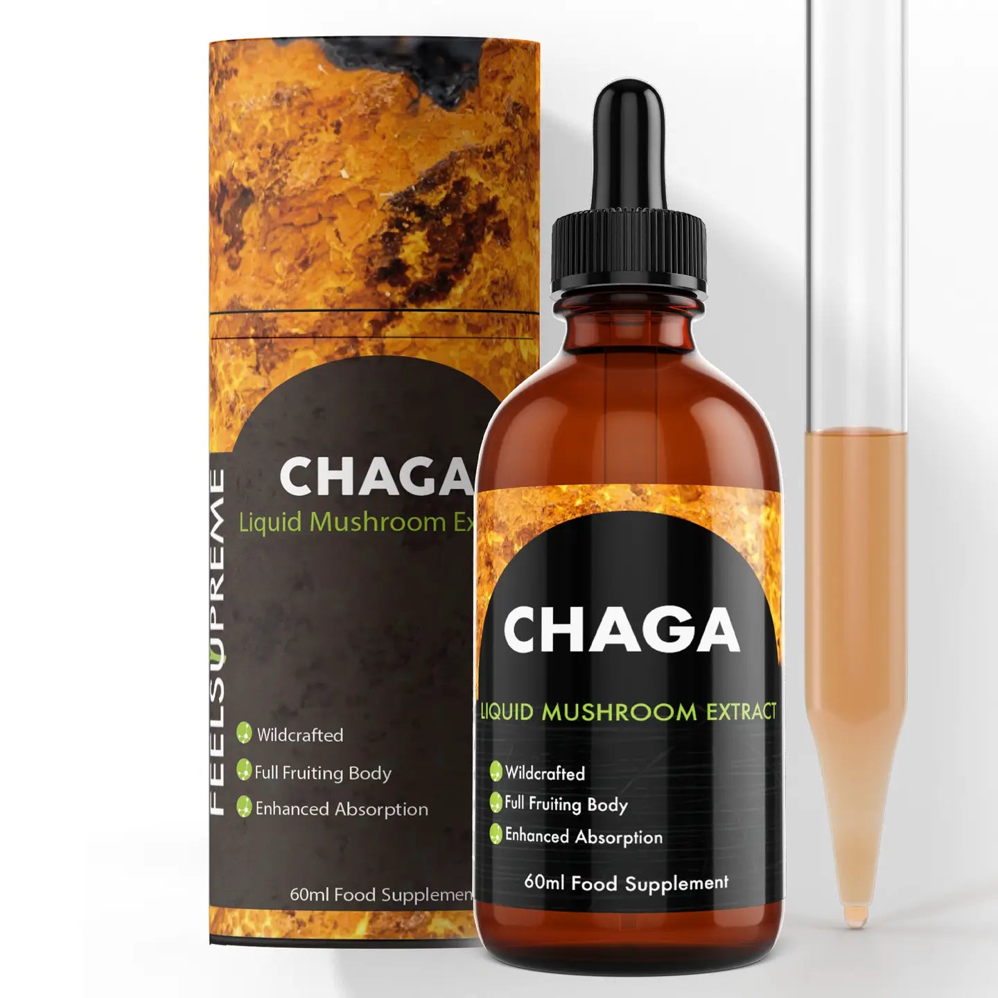 Extrait liquide de champignon Chaga - Feel Supreme