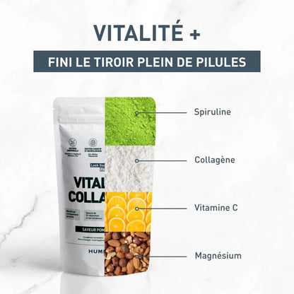 Vitalité + Collagène – Humble + | Énergie, Peau & Articulations