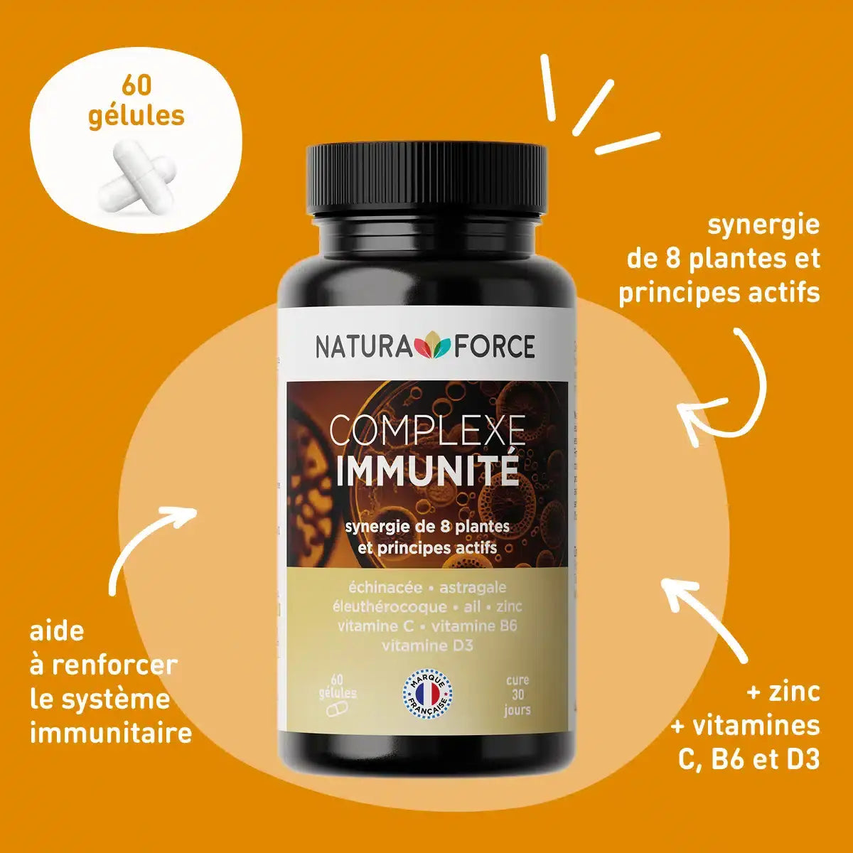 Complexe Immunité – Défenses Naturelles & Vitalité | Natura Force