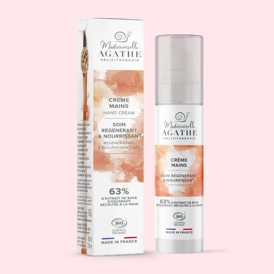 Crème pour les Mains Certifiée Bio - Nourrissante & Régénératrice | Mademoiselle Agathe