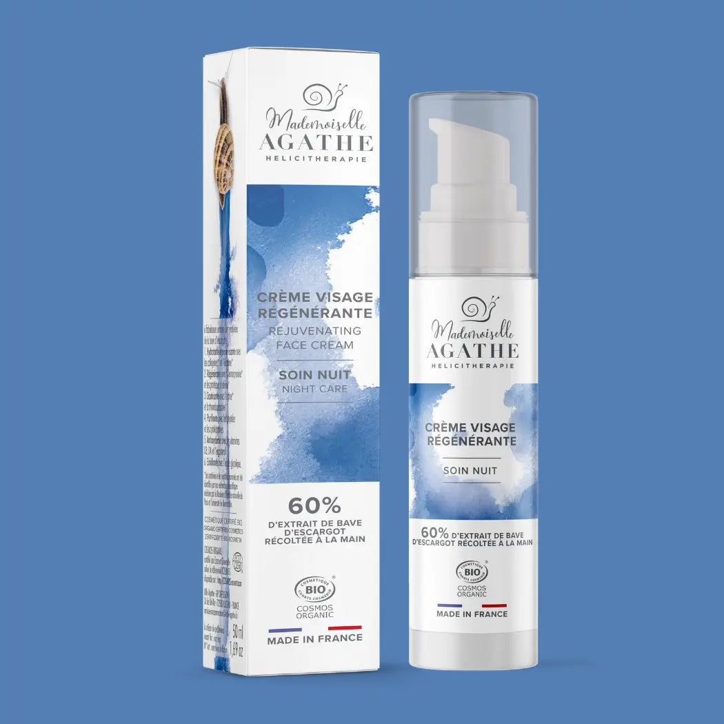 Crème Nuit Certifiée Bio - Hydratante & Régénérante | Mademoiselle Agathe