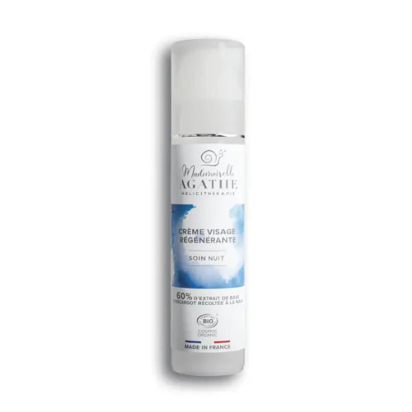 Crème Nuit Certifiée Bio - Hydratante & Régénérante | Mademoiselle Agathe