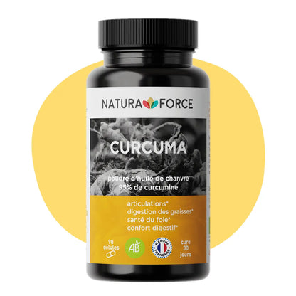 Curcuma BIO - Natura Force | Puissant Anti-Inflammatoire & Digestion