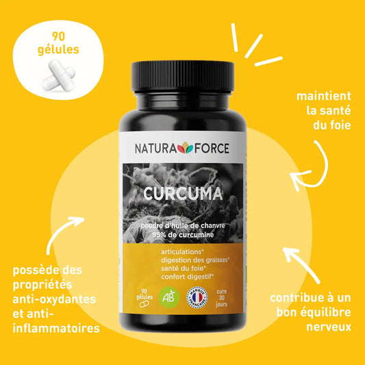 Curcuma biologica - Natura Force | Potente antinfiammatorio e digestivo