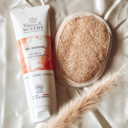 Éponge Luffa Naturelle – Stimulante & Exfoliante | Mademoiselle Agathe