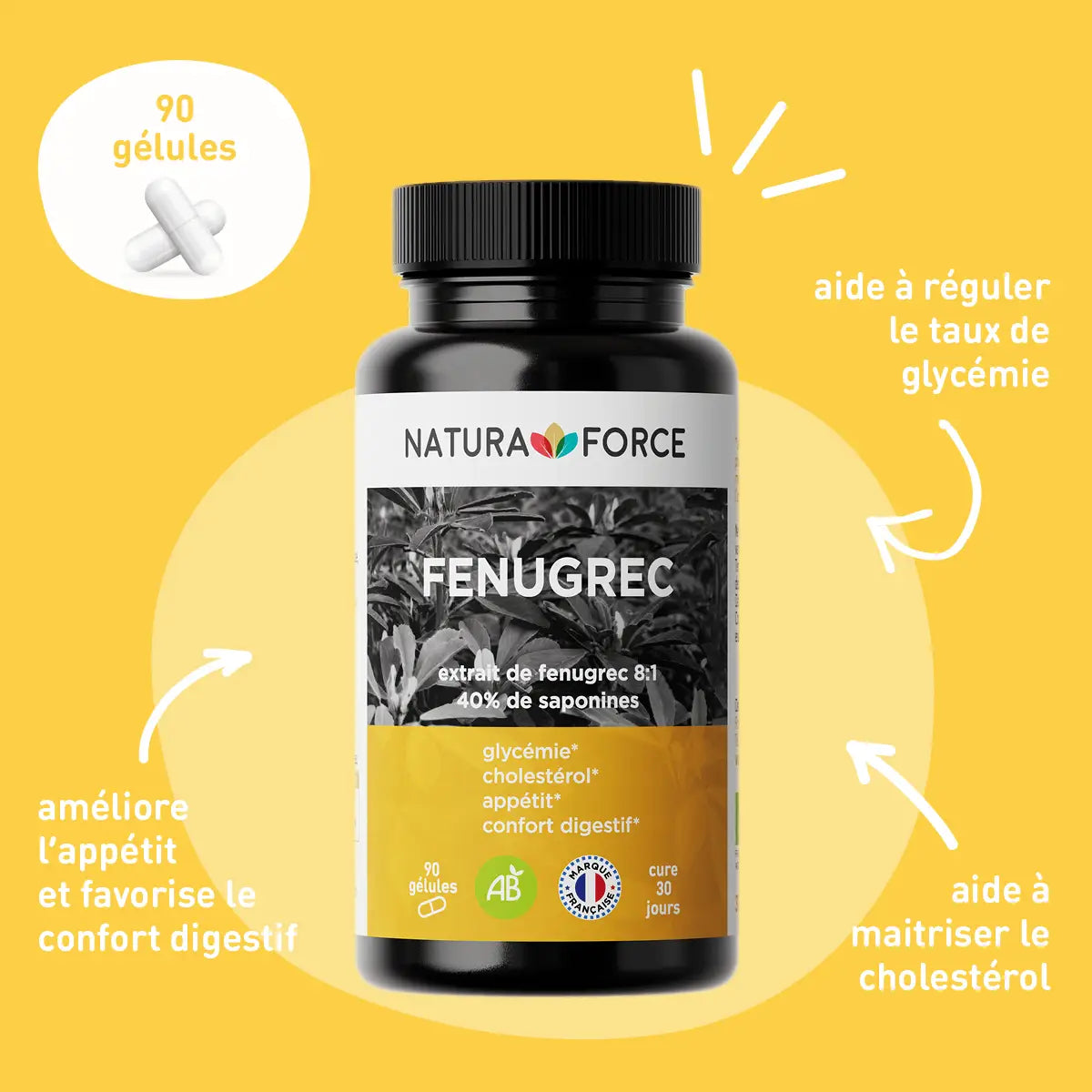 Fenugrec Bio – Vitalité & Musculation | Natura Force