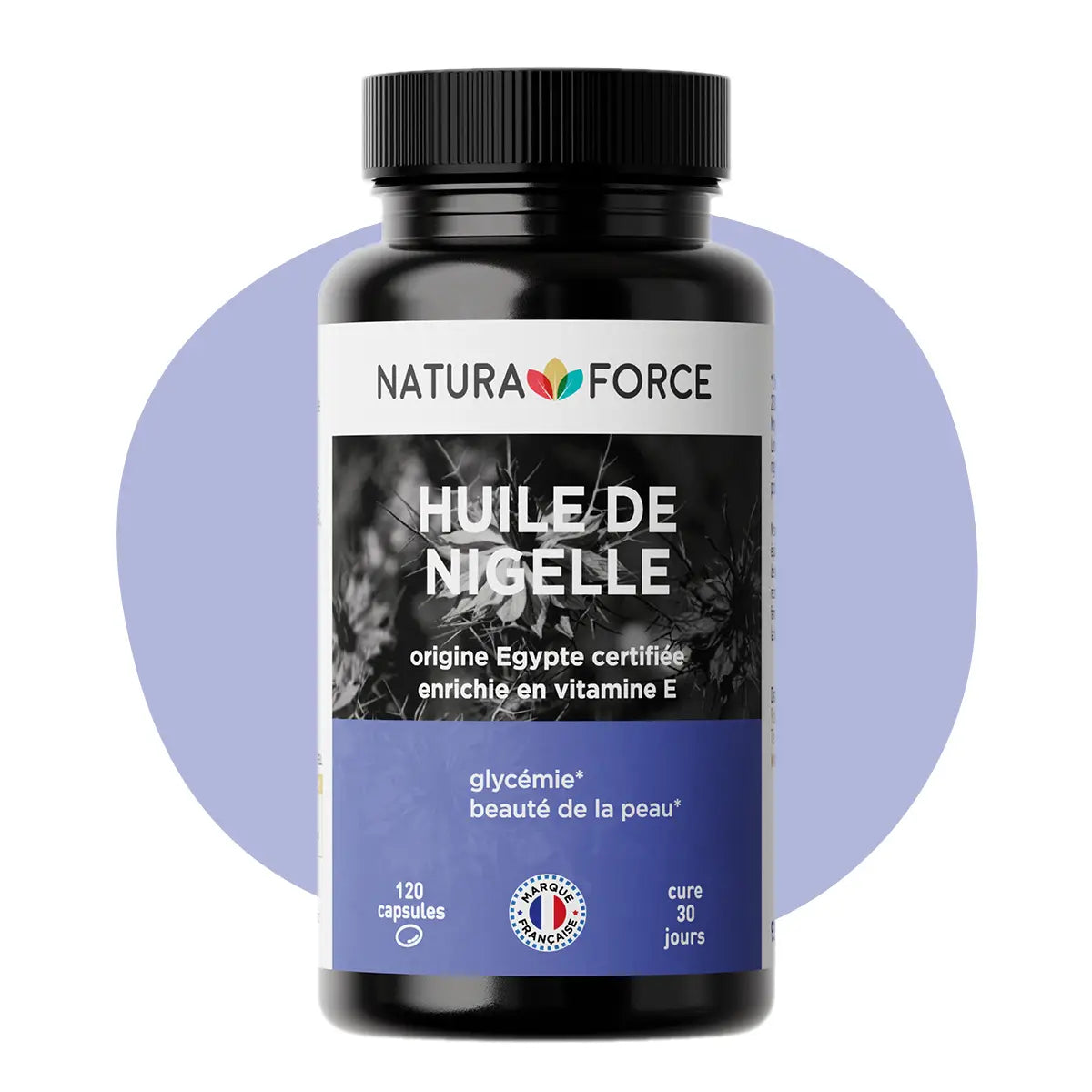 Huile de Nigelle BIO - Natura Force | Bienfaits Immunité, Peau & Digestion