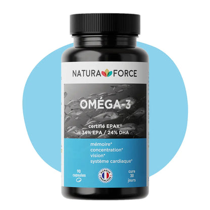 Olio di pesce Omega-3 - Natura Force | Cuore, Cervello e Articolazioni