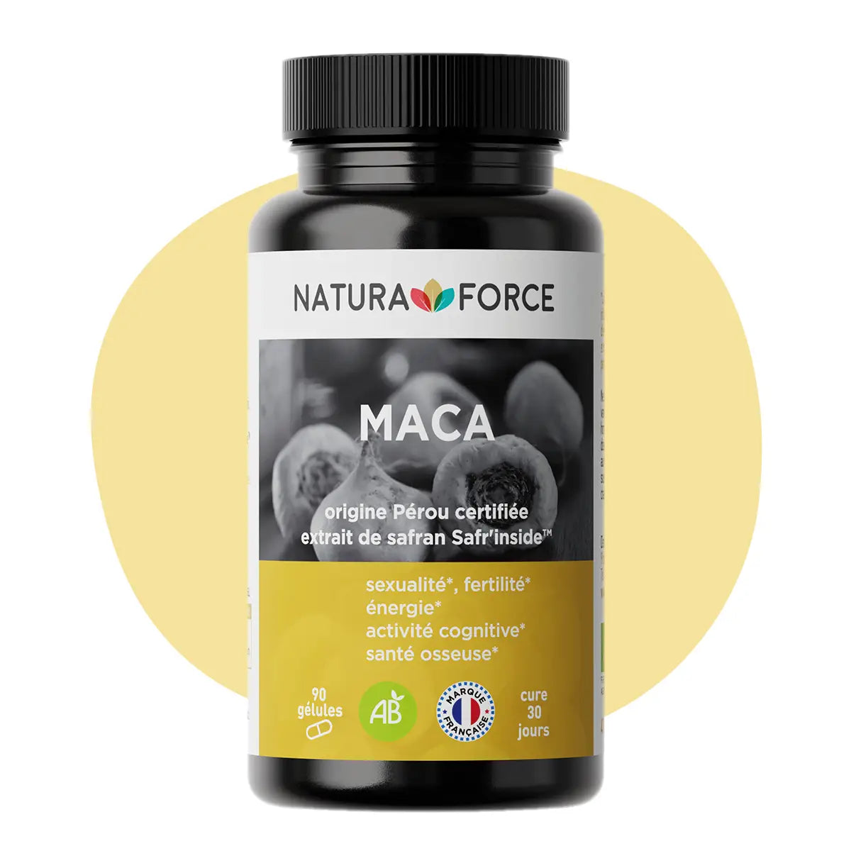 Maca BIO du Pérou – Natura Force | Énergie, Vitalité & Équilibre Hormonal