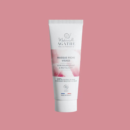 Masque Riche Certifié Bio - Nourrit & Revitalise | Mademoiselle Agathe