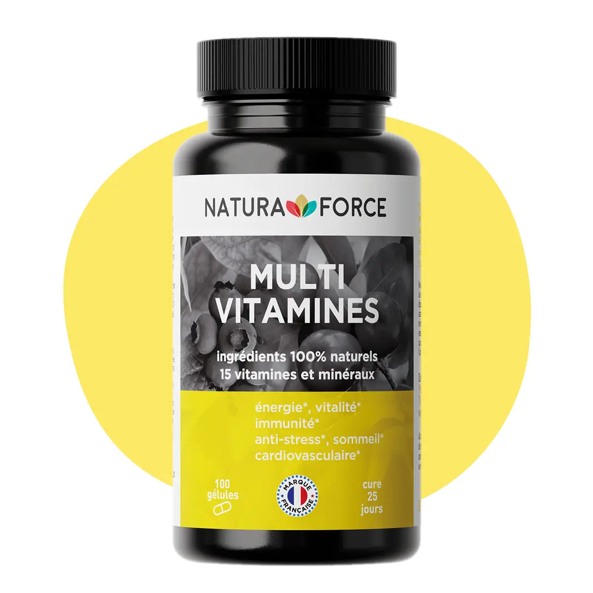 Multivitamines à Haute Assimilation – Natura Force | Complexe Complet & Naturel