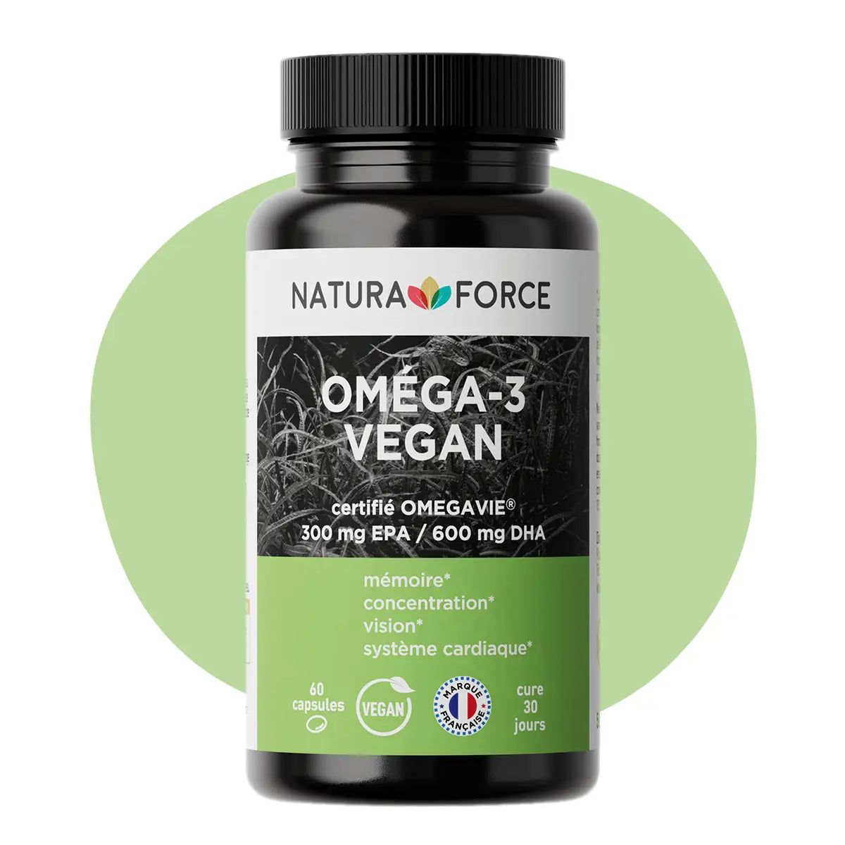 Omega 3 Vegano - Natura Force | Integratore alimentare vegano