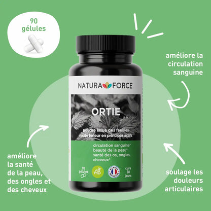 Ortica biologica – Natura Force | Benefici per la pelle, i capelli e le articolazioni