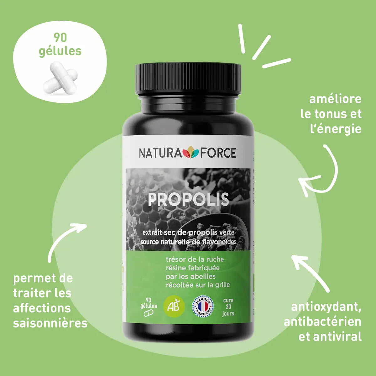 Propolis Verte BIO – Immunité & Protection Naturelle | Natura Force