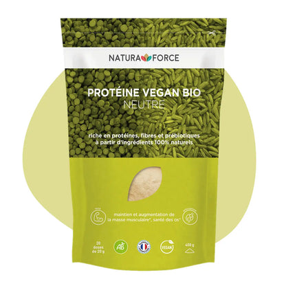 Proteine ​​vegane biologiche neutre – 100% naturali e complete | Forza della Natura