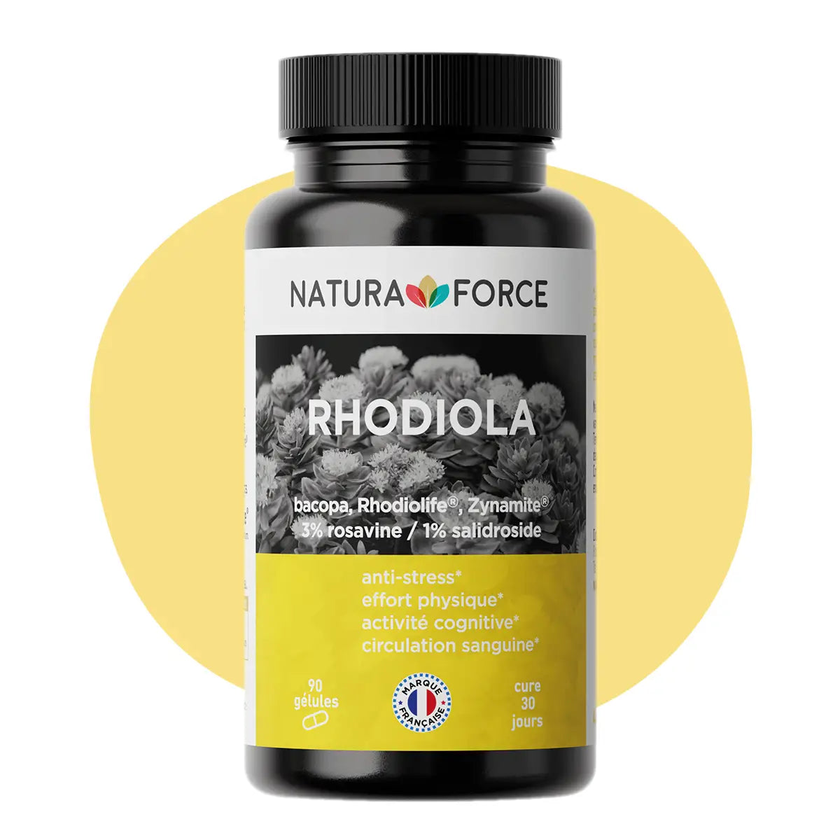 Rhodiola Rosea – Natura Force | Énergie, Concentration & Anti-Stress