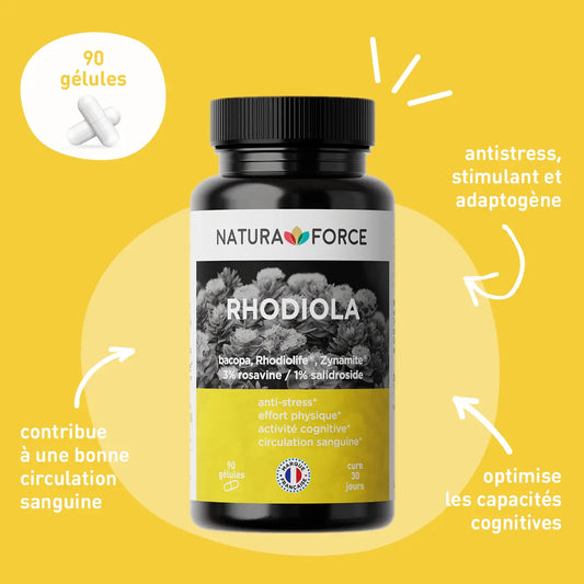 Rhodiola Rosea – Natura Force | Energie, Konzentration &amp; Anti-Stress