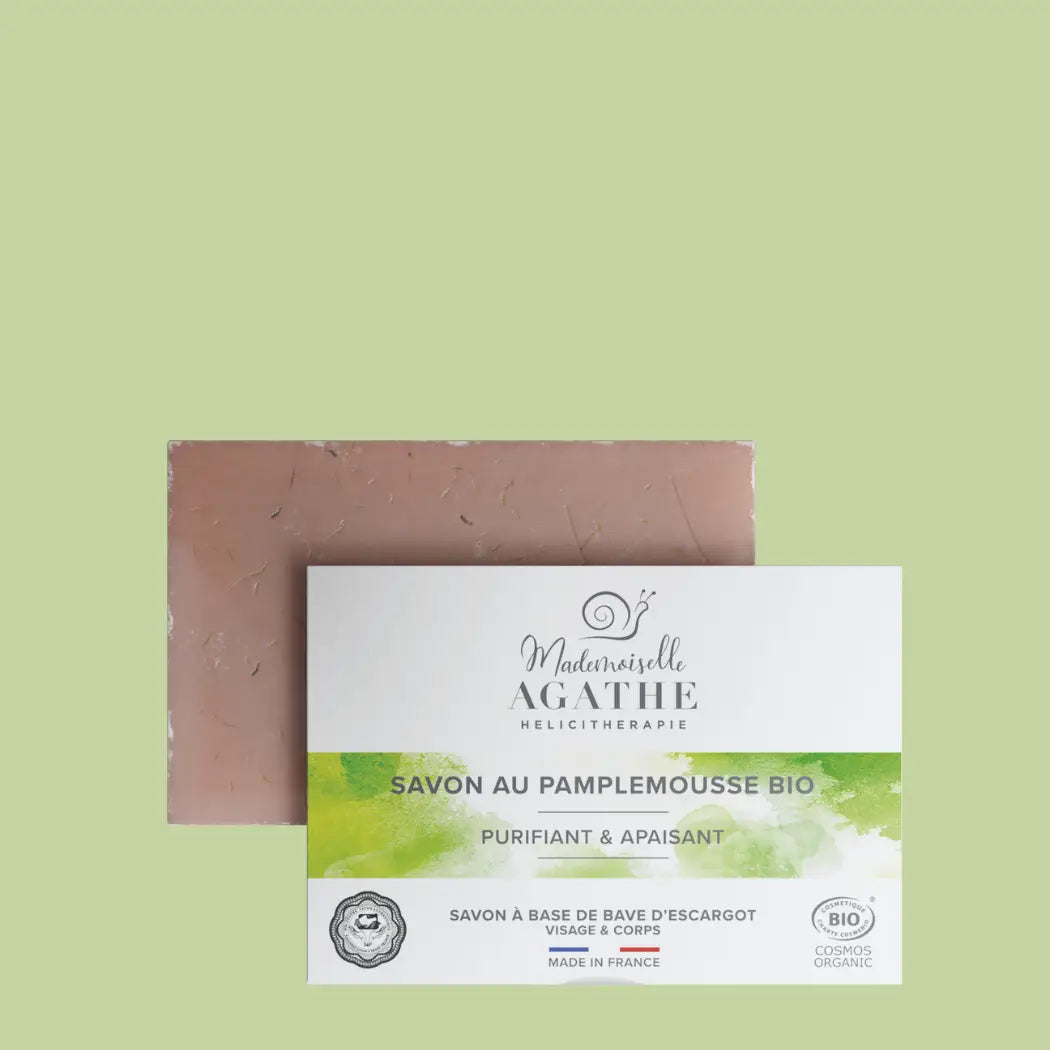 Savon Pamplemousse Bio - Purifiant & Apaisant | Mademoiselle Agathe