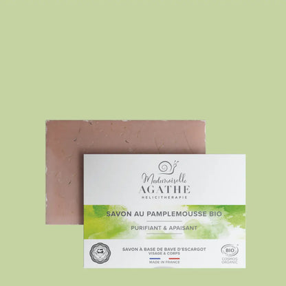 Savon Pamplemousse Bio - Purifiant & Apaisant | Mademoiselle Agathe