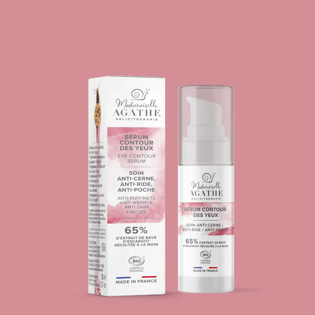 Sérum Yeux Certifié Bio - Anti-Cernes, Anti-Rides, Anti-Poches | Mademoiselle Agathe