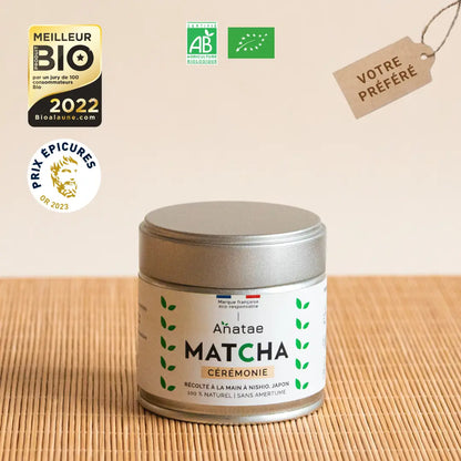 Thé Matcha de Cérémonie BIO – Qualité Premium | Anatae