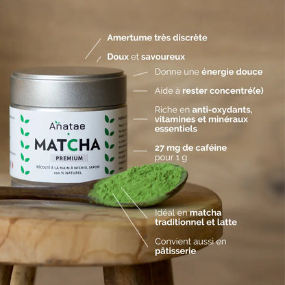 Thé Matcha Premium BIO – Grand Cru du Japon | Anatae