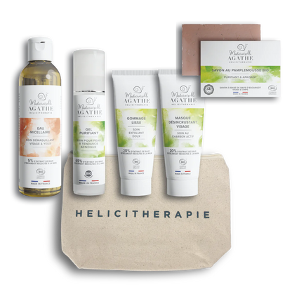 Trousse HELICIPURE – Peau Acnéique | Mademoiselle Agathe