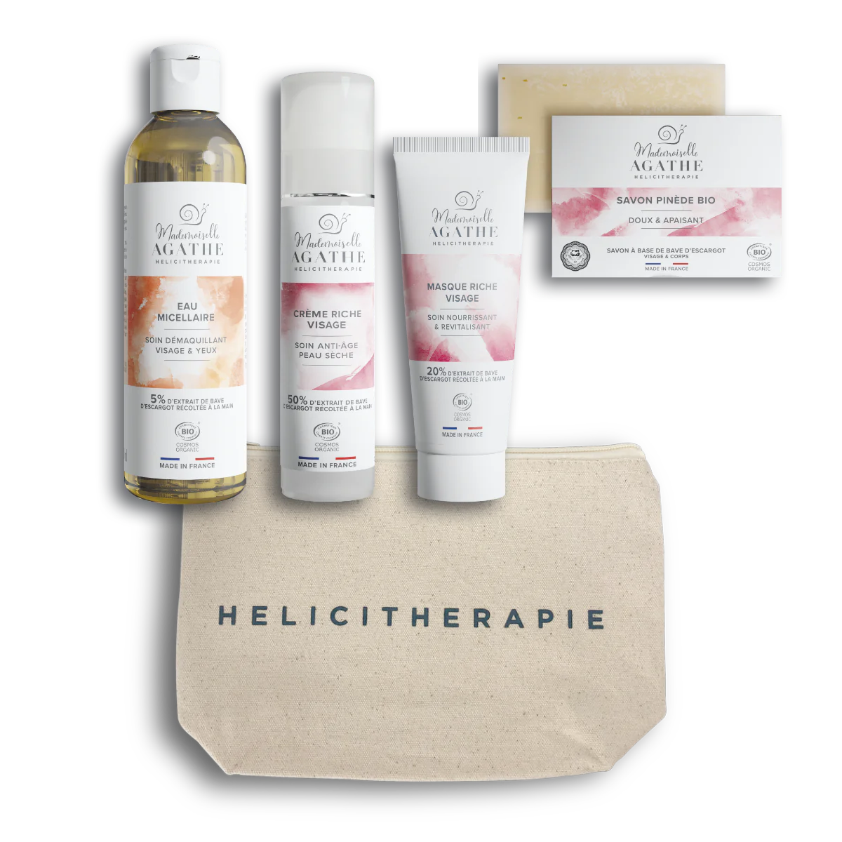 TROUSSE HELICIRICHE – Soin Anti-Âge & Nourrissant | Peau Mature & Sèche | Mademoiselle Agathe