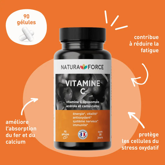 Vitamine C Liposomale – Natura Force | Immunité, Énergie & Anti-Âge