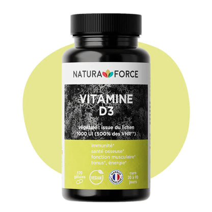 Pflanzenvitamin D3 – Natura Force | Immunität und Knochengesundheit