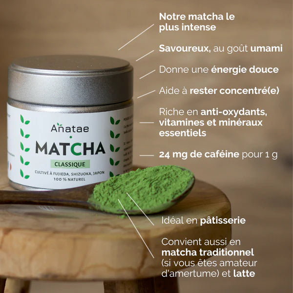 Thé Matcha Classique – Anatae | Énergie & Antioxydants